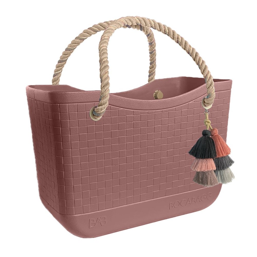 BocaBagg (Blush) Large EVA Tote Bag-Like Bogg Bag